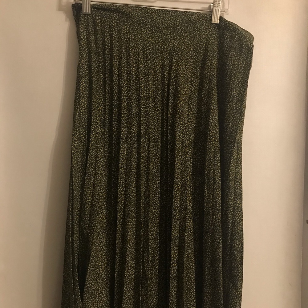 Zara pleated midi skirt